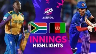 South Africa Vs Afghanistan ICC T20 World cup 2024 Semi Final Match Full Highlights | BAN VS AFG