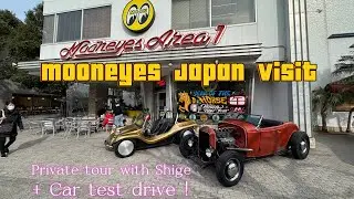 We visit Mooneyes Japan and get a private tour with the boss!