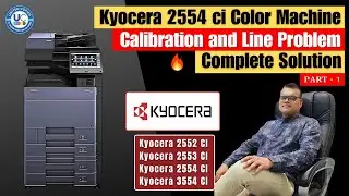 Kyocera Multicolor Machine Quality Problem Solution | KYOCERA COLOR MACHINE CALIBRATION | PART - 1