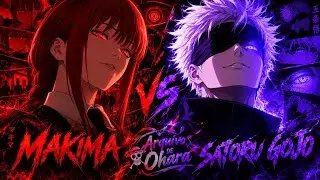 MAKIMA  VS  SATORU GOJO 