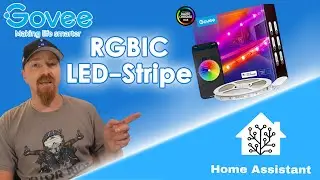 Smarte RGBIC LED STRIPE von GOVEE mit Home Assistant Integration