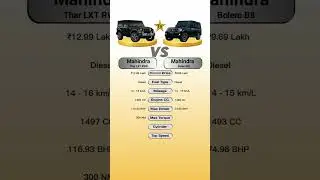 Mahindra Thar LXT RWD Vs Mahindra Bolero B8 #technnu