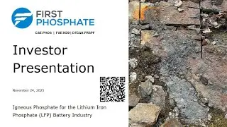 First Phosphate Corp. (OTCQX: FRSPF | CSE: PHOS): Virtual Investor Conferences