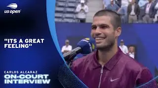 Carlos Alcaraz On-Court Interview | 2025 US Open Semifinal