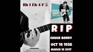 Chuck Berry  [The Alternative intro to Johnny Be Goode] Bb #music #Chuck Berry Guitar