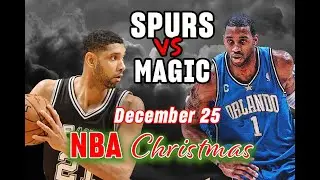 NBA Christmas Day game I San Antonio Spurs vs Orlando Magic INTENSE !!!