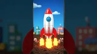 Rocket launch #magic #3danimation #dreamscreenai