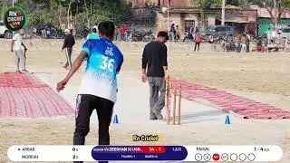 इमरान हाजी ज़फ़र स्टेडियम आज़ाद कप उसरहटा जौनपुर। KISHORE PAN MASALA KHURASON VS ZEESHAN XI USRAHTA