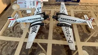 1/72 Junkers Ju 52 diecast: CORGI VS SCHUCO (Immelmann II and Manfred von Richthofen)