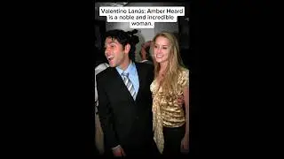 Valentino Lan&uacute;s praises Amber Heard in recent interview.