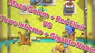 Mazo Golem vs Torre Infierno 🥵META🥵 Counter Killer / Penso que iba a Ganar 🥲😂