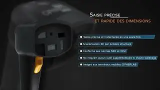 CipherLab 2565 3D Parcel Dimensioner (French)