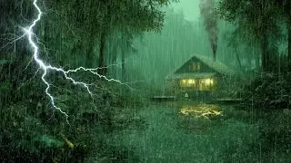 HEAVY RAIN AND THUNDER SOUNDS - DEEP SLEEP | Thunderstorm for Sleeping - Rain Sound Comfort #2