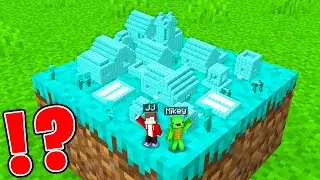 Mikey and JJ Found a TINY DIAMOND VILLAGE in Minecraft (Maizen)