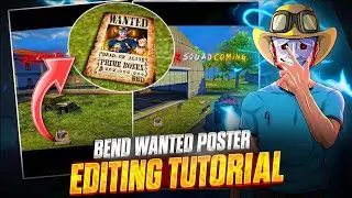 BEND WANTED🍷POSTER EDITING TUTORIAL💀HOW TO MAKE🚩BEND WANTED POSTER LIKE @bonex4_ff 💯 