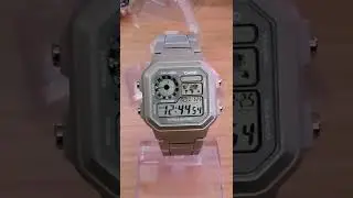 CASIO WORLD TIMER in CUSTOM STEEL CASE
