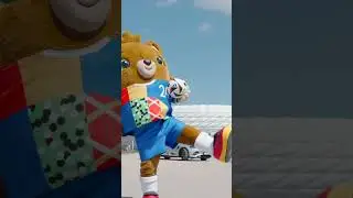 The official trophy tour of the Euro 2024