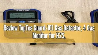 Review TopTes Guard-101 Gas Detector, 4 Gas Monitor for H2S, CO, LEL and O2, with Vibration, Visual