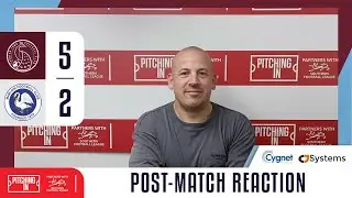 Taunton Town F.C 5 - 2 Marlow F.C |  Post Match Interview | Southern League Premier South