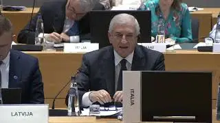 Intervento del Ministro Foti al Consiglio Affari Generali