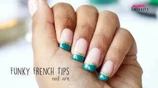 DIY Funky French Tips.