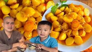 Tết Này Làm KHOAI TÂY Theo Cách Này Ăn Chay Hao Cơm Lắm |Bếp Chay Thầy Lâm 