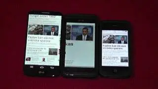Browser test: LG G2 vs LG Optimus 3D vs iPhone 4