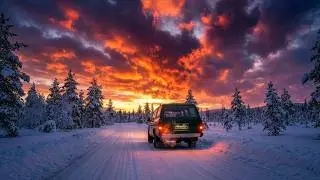 Route84FM – Cold Horizon | Cinematic Retro Ambient House, Night Drive, 100 BPM