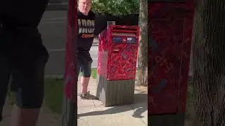 Lifting A Canada Post Mailbox!