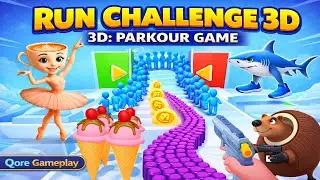 Run Challenge 3D: Parkour Game | Fast Parkour Runs & Obstacle Race Gameplay (Android/iOS)