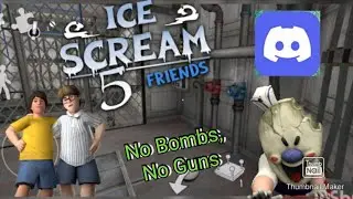 Ice Scream 5 Gameplay || Discord Server Challenge in Hard mode without Bombs and Guns Completed ✅