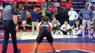 Liam Cronin Nebraska Husker Wrestling Major Decision over Renteria Illinois 125 2/3/23 #liamcronin