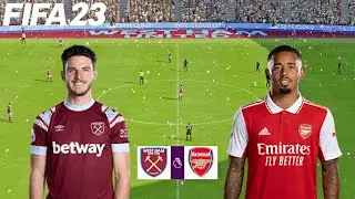 FIFA 23 | West Ham Uited vs Arsenal - Premier League English 22/23 - PS5 Gameplay
