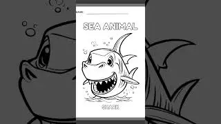 Sea Animal Coloring #shorts #shortvideo #viral