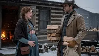 Her Husband Left Her Pregnant With Twins In Winter, A Cowboy Brought Wood And Food All Season Long