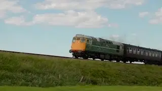 HD Stock Video Clip | Train Passing Fields | Free Download