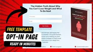 Create an High Converting Opt-In Page (Free Template + Video Guide)