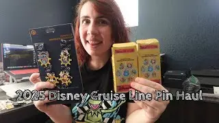 2025 Disney Cruise Line Pin Haul and 2025 Disney Cruise Line Mystery Pin Unboxing