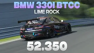 rFactor 2 Setup - BMW 330i BTCC Lime Rock | 52.350 + Telemetry