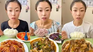 Chinese Home-Cooked Food Mukbang | Realistic Eating Sounds No Talking #352