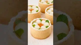 Impress with Melon Mini Cheesecakes🍈Fresh melon on top&mdash;your must-try summer dessert!Recipe in bio