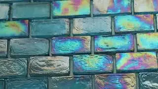 Swimming Pool Iridescence Glass Tiles