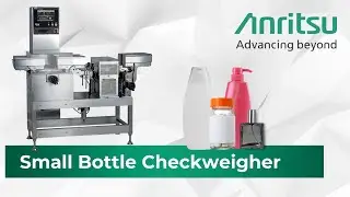 Anritsu's Small Bottle Side Grip Checkweigher