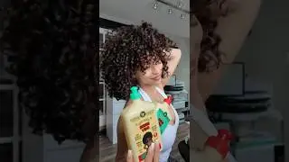 Trying viral Brazilian curly hair products! #curlyhair #lola #brazil #curlyhairproducts #hair