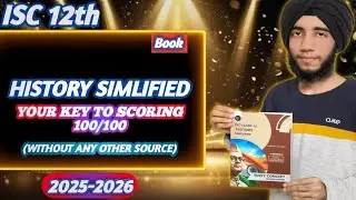 ISC Class 12 History Simplified Book 2026 🔥 What Makes it a Great Buy?