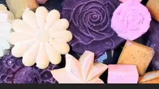 Soft fluffy powdery chalk crush 🤍💜🧡💖#asmr #sandmentcrushing #soap #satisfying@ASMRgymchalkIndonesia 