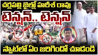 చ‌ర్ల‌ప‌ల్లి జైల్లో హ‌రీశ్ రావు | BRS Leaders Meet Patnam Narender Reddy At Cherlapally Jail