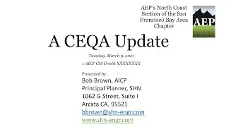 2020 CEQA Update