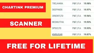 How to find stocks before big moves | Premium Chartink Scanner Free