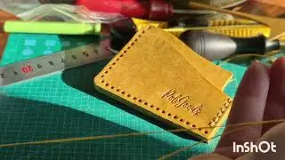 Making Cardholder from MAYA leather - PoliGoods